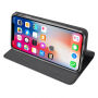 DUX DUCIS flip case voor iPhone XS Max. - grauw