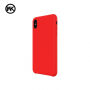 MOKA Vloeibare siliconenhoes voor iPhone XS Max. - rood