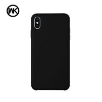 MOKA Vloeibare siliconenhoes voor iPhone XS Max. - zwart