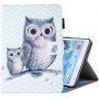 Etui met ruimte voor pasjes voor iPad 9,7" (2017/2018) / Air 1 / 2 / Pro 9,7" - uil