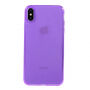 Zachte plastic hoes voor iPhone XS Max. - violet
