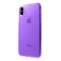 Zachte plastic hoes voor iPhone XS Max. - violet