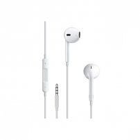 Hoofdtelefoons met microfoon en afstandsbediening voor Apple-apparaat - wit