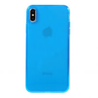 Zachte plastic hoes voor iPhone XS Max. - blauw