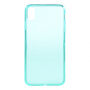 Zachte plastic hoes voor iPhone XS Max. - turquoise