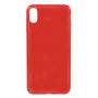 Zachte plastic hoes voor iPhone XS Max. - rood