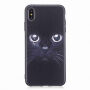 Kunststof deksel voor iPhone XS Max. - kat