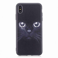 Kunststof deksel voor iPhone XS Max. - kat