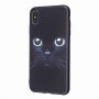 Kunststof deksel voor iPhone XS Max. - kat