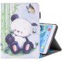 Etui met ruimte voor pasjes voor iPad 9,7" (2017/2018) / Air 1 / 2 / Pro 9,7" - panda