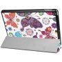 Case met slaapfunctie voor iPad 9,7" (2017/2018) - vlinders en bloemen