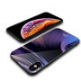 NXE-hoes met glazen achterkant voor iPhone XS Max. - violet
