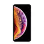 NXE-hoes met glazen achterkant voor iPhone XS Max. - violet