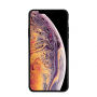 NXE-hoes met glazen achterkant voor iPhone XS Max. - oranje planeet