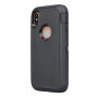Bestand / stofdichte behuizing voor iPhone XS Max. - zwart