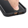 Bestand / stofdichte behuizing voor iPhone XS Max. - zwart
