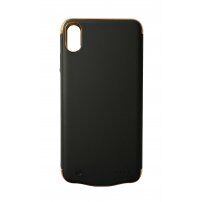 Beschermkap met batterij met batterij voor iPhone XS Max - 6000 mAh - Zwart/goud