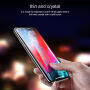 BASEUS gehard glas met afgeronde rand voor iPhone XS Max. - zwart