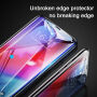 BASEUS gehard glas met afgeronde rand voor iPhone XS Max. - zwart