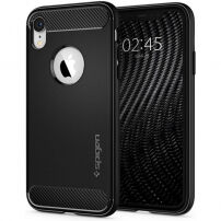Spigen Rugged Armor cover voor Apple iPhone XR - zwart
