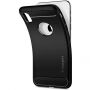 Spigen Rugged Armor cover voor Apple iPhone XR - zwart
