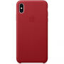 Originele Apple lederen koffer voor iPhone XS Max. - rood