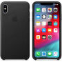 Originele Apple lederen koffer voor iPhone XS Max. - zwart