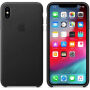 Originele Apple lederen koffer voor iPhone XS Max. - zwart