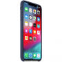 Originele Apple lederen koffer voor iPhone XS Max. - nachtblauw
