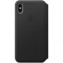 Origineel Apple Folio lederen koffer voor iPhone XS Max. - zwart