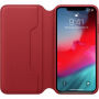 Origineel Apple Folio lederen koffer voor iPhone XS Max. - rood