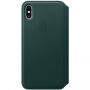 Origineel Apple Folio lederen koffer voor iPhone XS Max. - dennengroen