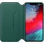 Origineel Apple Folio lederen koffer voor iPhone XS Max. - dennengroen