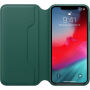 Origineel Apple Folio lederen koffer voor iPhone XS Max. - dennengroen