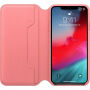 Origineel Apple Folio lederen koffer voor iPhone XS Max. - pioenenroze