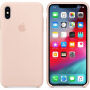 Origineel Apple Siliconen hoesje voor iPhone XS Max. - zandroze