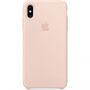 Origineel Apple Siliconen hoesje voor iPhone XS Max. - zandroze