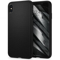 Spigen Liquid Air cover voor iPhone XS Max. - zwart