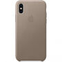 Originele Apple lederen koffer voor iPhone XS - roken