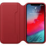 Origineel Apple Folio lederen koffer voor iPhone XS - rood