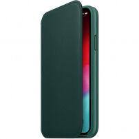 Origineel Apple Folio lederen koffer voor iPhone XS - dennengroen