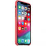 Originele Apple lederen koffer voor iPhone XS - pioenenroze