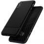Spigen Core Armor bestand dekking voor iPhone XS / X - zwart