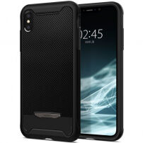 Spigen Hybride NX cover voor iPhone XS / X - zwart