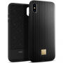 Spigen La Manon Classy cover voor Spigen La Manon Classy cover voor Apple iPhone XS / X van Apple - zwart