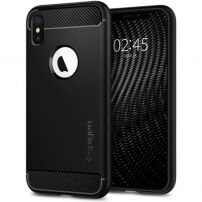 Spigen Robuust pantser voor dekking iPhone XS / X - zwart