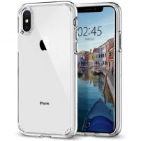 Spigen Ultra Hybride cover voor Apple iPhone XS / X van Apple - rein