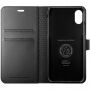 Spigen Portemonnee S koffer voor Apple iPhone XS / X van Apple - zwart