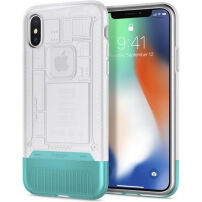Spigen Klassieke C1 koffer voor Apple iPhone X - wit