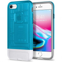 Spigen Klassieke C1 koffer voor Apple iPhone 8/7 - blauw
